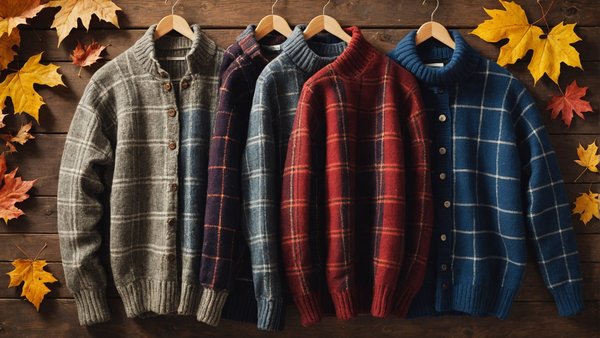 Collection automne : pulls plaid tendances et confortables
